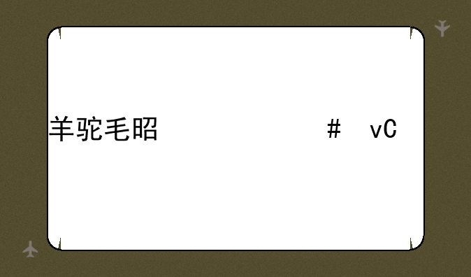 羊驼毛是什么材质