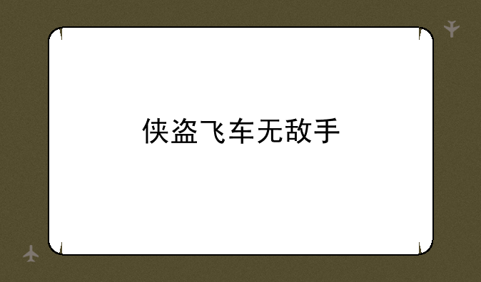 侠盗飞车无敌手