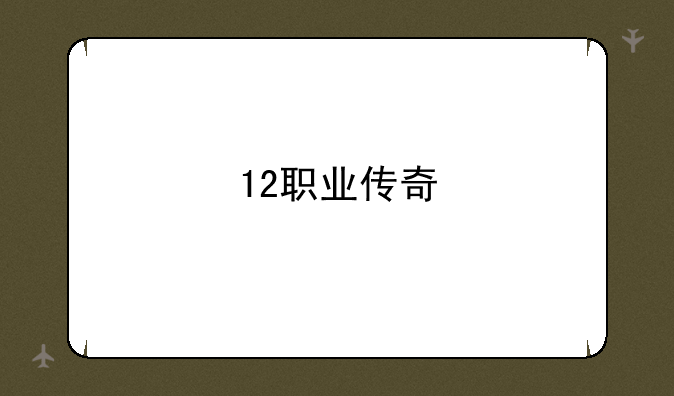 12职业传奇