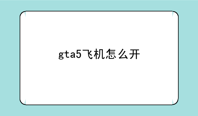 gta5飞机怎么开